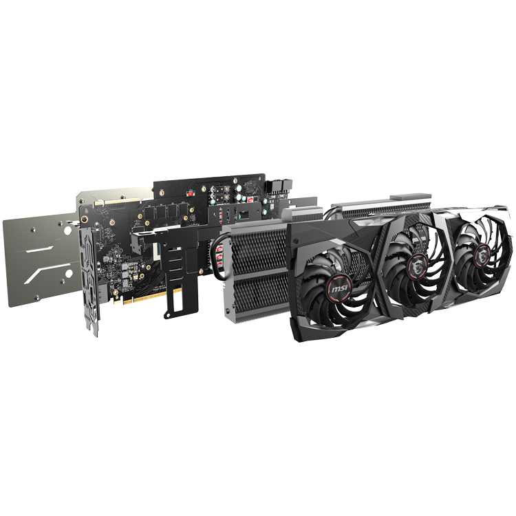 MSI NVIDIA Geforce RTX 2070 SUPER GAMING Z TRIO 8G GPU