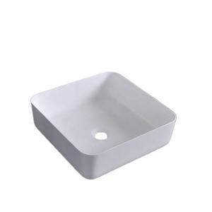 Évier de lavage à la main en pierre artificielle personnalisé Offre Spéciale montage de comptoir rectangulaire moderne de style américain pour hôtels maisons d'hôtes - Product Image 6