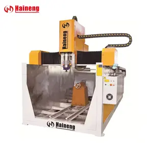 Factory direct sale stone carvings sculptures marble rock columns making single head stone engraving machine