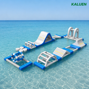 Parcours d'obstacles aquatiques gonflables, parc aquatique flottant, jeu de parcours d'obstacles aquatiques gonflables pour le lac, la mer, les jeux aquatiques - Product Image 4