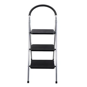 3 bước Phân gấp bước Phân thép stepladders với Handgrip chống trượt vững chắc và rộng đạp thép thang - Product Image 2