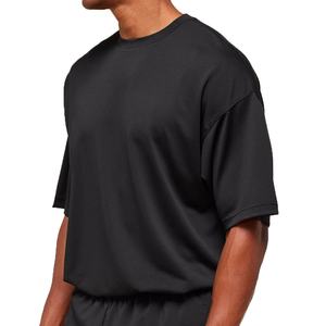 Camiseta Deportiva para Hombre al por Mayor, Camiseta de Algodón Puro con Combinación de Colores, Informal, Holgada y Cómoda - Product Image 3