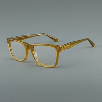 Kacamata Optik Bingkai Cat Eye Asetat Berkualitas Tinggi Model Terbaru Desain Italia untuk Unisex