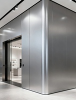 Panneau composite en aluminium résistant à l'huile et à la chaleur pour revêtement mural de crédence de cuisine commerciale
