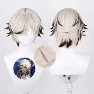 Venta al por mayor corto Rubio peluca Cosplay pelo sintético <span class=keywords><strong>Anime</strong></span> pelucas pelo corto Niño peluca - Product Image 1