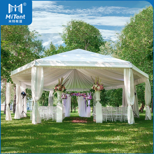 Tienda de campaña de aleación de aluminio para eventos de circo al aire libre, carpa poligonal redondo para fiesta, boda, diámetro de m - Product Image 1