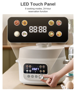 Olla Arrocera Eléctrica Inteligente Multifuncional HY, 3L, Recipiente Interior Antiadherente, Control Digital con Temporizador, de Plástico, Portátil para Uso Doméstico - Product Image 4