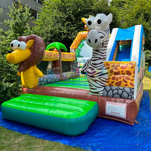 Commercial Grade Kids Outdoor Party <strong>Jumper</strong> Bounce House and Slide Chateau Gonflable Inflatable <strong>tiger</strong> Bouncy Castle - Product Image 2