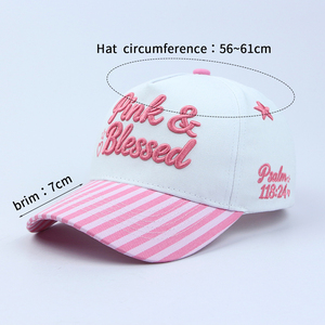 Cappellino da Baseball da Donna con Ricamo a Pois, Stile Y2K Streetwear, Estetico, per Spendere Velocemente, Risparmiare e Essere Felice - Product Image 6