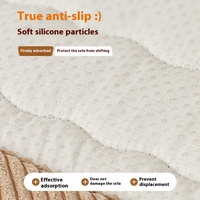 Coussin de canapé en peluche épais Automne Hiver 2025, en tissu Spandex, taille personnalisée, motif de luxe