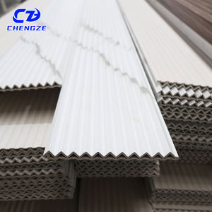 Fournisseur chinois Createking, vente en gros de panneaux muraux rainurés en WPC imperméables dorés pour hôpitaux et hôtels - Product Image 1