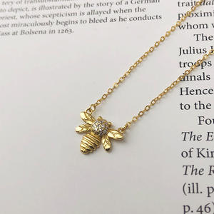 תליון זהב טהור כסף טהור 18 קארט מצופה זהב - Product Image 2