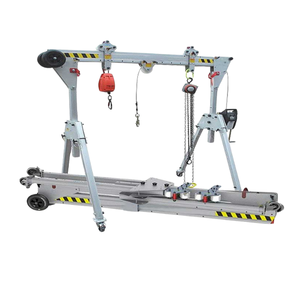 Lightweight Portable Aluminium Gantry <b>Crane</b> With Adjustable Height And Easy Mobility For Efficient Material Handling - Product Image 4