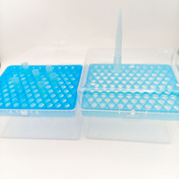 Boîte de pointes de pipette jetables XZ LAB, conteneur en polypropylène à 100 puits pour pipetteur 1 ml/1000 µl, fabriqué dans le Zhejiang, Chine