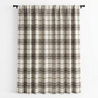 Voilages à carreaux teints en fil 150 GSM pour salon et hôtel, occultants et semi-occultants, haute protection UV