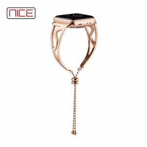 Compatible con Apple <span class=keywords><strong>Watch</strong></span> Band <span class=keywords><strong>2021</strong></span> Acero inoxidable 38mm -44mm IWatch <span class=keywords><strong>SE</strong></span> Series 6/5/4/3/2/1, brazalete elegante para mujer - Product Image 5