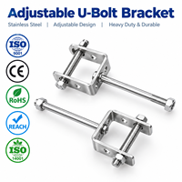 Ensemble de fixation en U en acier inoxydable 304/316 sur mesure OEM avec boulon allongé pour applications solaires et machines