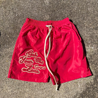 Shorts en nylon personnalisés pour hommes, été, élasthanne, coupe-vent, polyester, cargo, shorts brillants pour hommes, 100% nylon