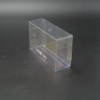 Boîte en plastique pliable jetable recyclable PET/PP/PVC imprimée en couleur, boîte cadeau personnalisée avec logo, emballage de gâteau, gaufrage, revêtement UV