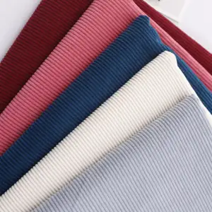 Best Selling High Quality Cotton Spx Spandex Corduroy 8w Fabric For Pants And Dress And Coat Clothing Corduroy Fabric