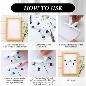 Palabras Inspiradoras para Transferir por Frotamiento, Manualidades, 6 Hojas de Palabras Motivacionales para Transferir por Frotamiento, Calcomanías de Mariposas para Transferir por Frotamiento - Product Image 6