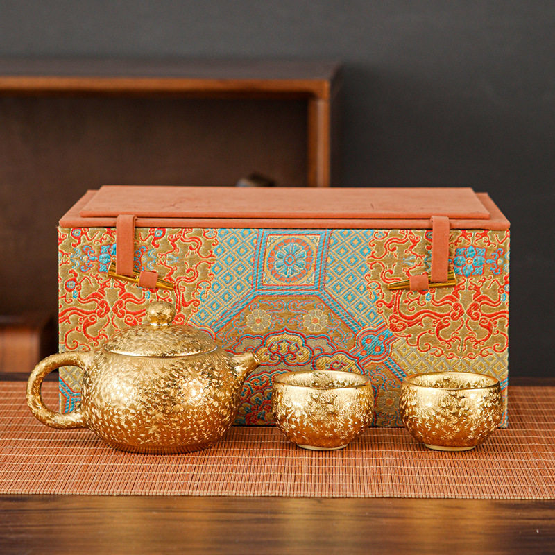 Gold tea set 5