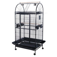 Cage à oiseaux en métal robuste avec accessoires, grande cage à canaris pour l'extérieur, volière portable, grandes cages à oiseaux à vendre