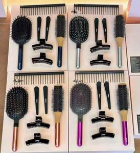 Peine de lujo con cojín de aire, peine de peluquería de dientes anchos, anticaída del cabello, antiestático, peine de masaje, regalos con impresión por transferencia térmica - Product Image 4