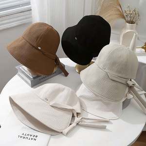 Sombrero de cubo de moda para primavera y verano con cola de caballo, nuevo modelo para exteriores, protección solar - Product Image 1