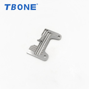 Placa de aguja Tbone para máquina de coser overlock, pieza de acero inoxidable de cuatro hilos Ex 4 - Product Image 1