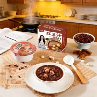 Pâte de haricots rouges pour desserts familiaux, boîte instantanée, pour enfants, fabriqué en Chine, ingrédients : écorce de mandarine, graines de lotus