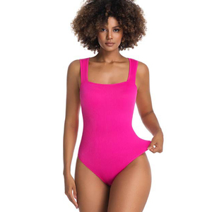 2025 Offre Spéciale Style européen et américain avec un design côtelé pour le contrôle du ventre Strings amincissants Body Shapewear - Product Image 1
