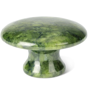 Outil de massage en forme de champignon en pierre de jade aventurine naturelle pour massage relaxant, <span class=keywords><strong>SPA</strong></span> à domicile, soin chaud/froid du visage et du corps, logo personnalisé - Product Image 1