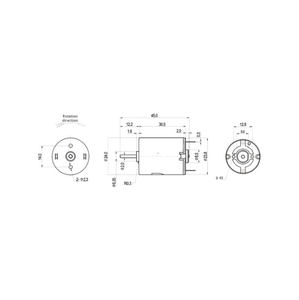 Moteur 280 neuf avec poulie, petit moteur CC 3V-12V pour projets DIY et voitures - Product Image 4