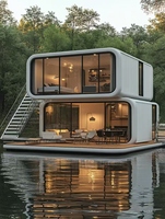 Maison conteneur à prix d'usine Voros, bureau type Apple Cabin, maison conteneur personnalisée au design moderne et luxueux