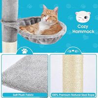 Fabricant personnalisé luxe xxl extra large arbre à chat en gros robuste grand arbre à chat tour meilleur vendeur grattoir pour chats de grande taille