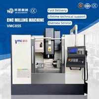 Centro de Mecanizado Vertical CNC VMC855 de 3 Ejes con ATC de 24T y Guía Lineal de Alta Velocidad para Piezas Metálicas