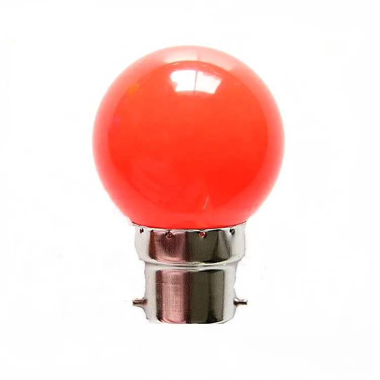 G45 E27 Aluminum plastic material spherical colorful LED lights home decoration bulb