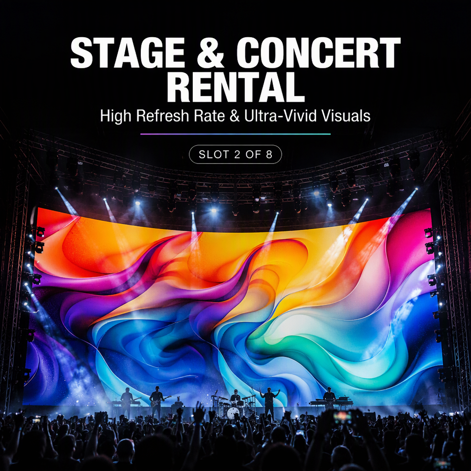 P2.6 P3.91 LED Display Screen Rental Quick Installation Indoor LED ...