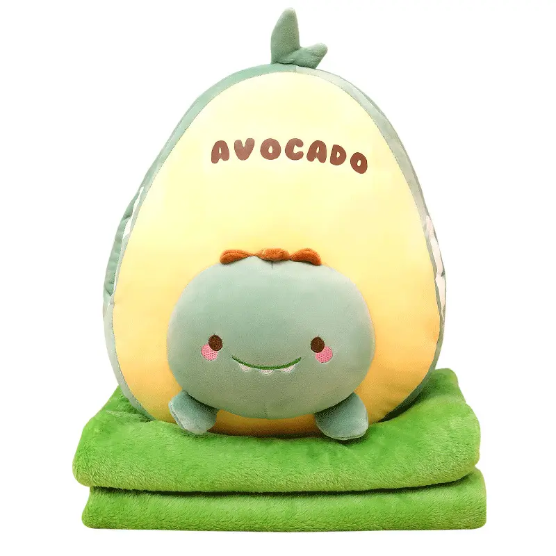 Cute Kids Stuffed Animals Travel soft Blanket and Pillow Set