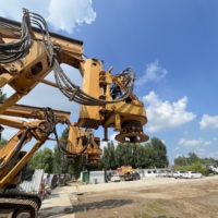 Foreuse rotative sur chenilles d'occasion XCMG XR220D de haute qualité pour le forage de pieux et les travaux de génie civil des ponts