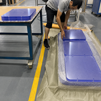 Panel Protector Transparente de Policarbonato Personalizado para Máquinas, Puertas de Seguridad y Equipos