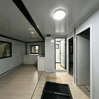Maison Modulaire Conteneurisée de Luxe Moderne avec Double Vitrage Trempé, Maison Préfabriquée Écologique pour Chambre et Utilisation en Extérieur (Parc)