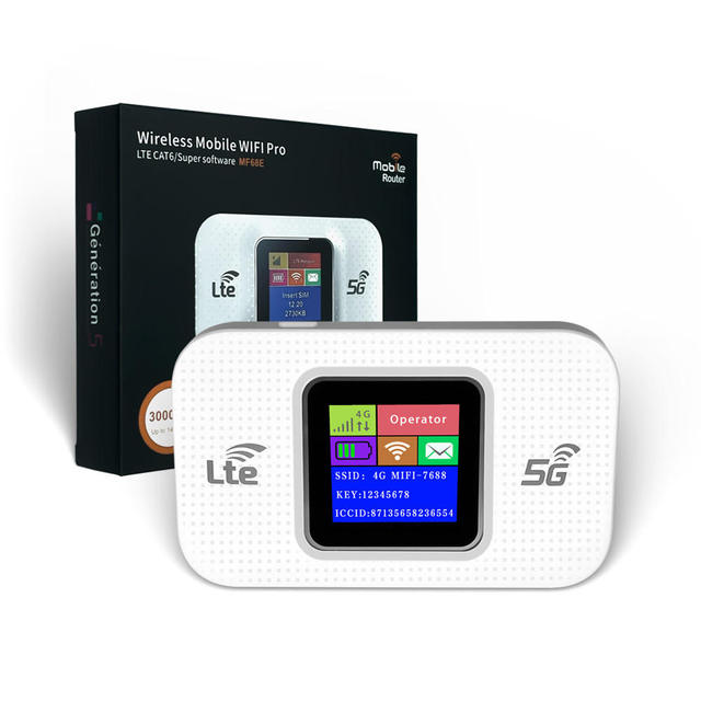 NKIWI 4G Modem WiFi Router with SIM Card 3000mAh Battery-Portable Outdoor Business Office Use