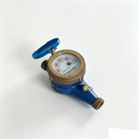 Domestic Multi-Jet Digital Water Meter IP65 Protection Threaded Connection Stainless Steel Construction 2-Year Warranty Water