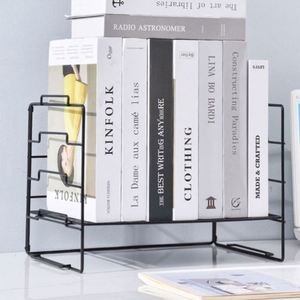 Estante de Almacenamiento de Oficina de Cinco Niveles para Periódicos y Revistas A4, de Malla Metálica de Hierro Forjado para Colgar en la Pared - Product Image 4
