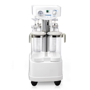Aspiratore di emergenza <span class=keywords><strong>usato</strong></span> medico vasetto 4000ml 2000ml portatile 80L/min aspiratore elettrico con doppio flacone - Product Image 1