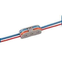 Conectores de Cableado Eléctrico Universales al por Mayor, Conectores Rápidos Mini para el Hogar, Bloque de Terminales de Empalme de Cable SPL-2
