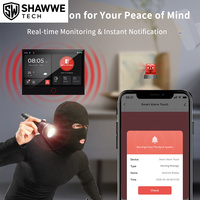 Kit de Sistema de Alarma Antirrobo para el Hogar, Kit de Alarma de Seguridad Inteligente para Casa con Red Dual 2G 4G GSM WiFi de Fábrica
