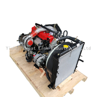Nouveau moteur GL Brand 4JB1T complet avec transmission turbocompressée 4 cylindres 68KW 90HP 100% testé pour camion Isuzu ELF série N NPR